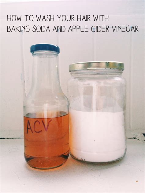 Step-by-step procedure. . Hair detox with apple cider vinegar and baking soda